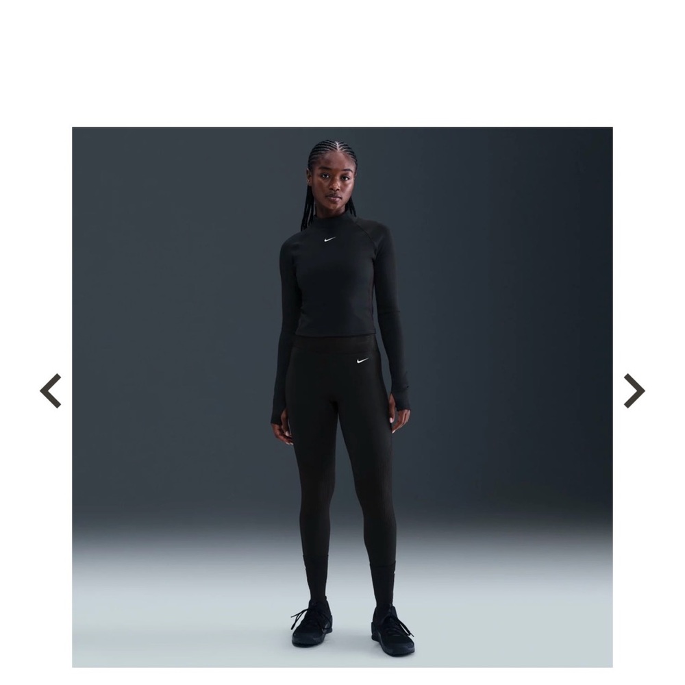 Nike Black Long Sleeve Top